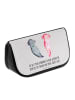 Mr. & Mrs. Panda Aufbewahrungstasche Axolotl Freundin mit Spruch in Grau Pastell