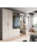 Inn.Furn Garderobe Set in kaschmir 183 cm, Flurschrank mit Spiegel und viel Stauraum