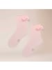 Kunert Socken Ribbon Love Rollrand in holiday-rose