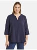 SAMOON Bluse 3/4 Arm in Dark Lake Blue