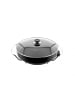 COFI 1453 Elektrische Multifunktionspfanne Pizzapfanne 40 x 7 cm in Schwarz