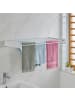 relaxdays Wand-Wäscheständer in Weiß - 100 cm