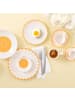 Villeroy & Boch 6er Set Espressotassen mit Untertassen Fleur Couleur 70 ml in Soleil