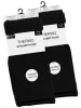 Yenita® THERMO Strumpfhosen 2er Pack, mit Innenfleece in Schwarz