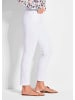 GOLDNER Slim Fit Jeans BELLA  mit Dehnbund in weiß