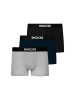 SNOCKS Boxershorts aus Modal Mix (Schwarz/Grau/Blau) 3 Stück
