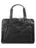 SPIKES & SPARROW Shopper echt Leder in schwarz