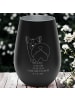 Mr. & Mrs. Panda Windlicht Corgi Po mit Spruch in Schwarz