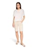 CARTOON Baumwollshirt mit Rundhalsausschnitt in Patch Cream/Nature