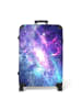 NoBoringSuitCases Suitcase, Koffer, Reisekoffer Weltraum lila blau