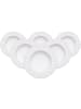 Villeroy & Boch 6er Set Suppenteller Gray Pearl ø 24,8 cm weiß in weiß