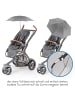 Zamboo Universal Sonnenschirm für Kinderwagen in grau