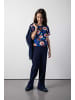 Coccodrillo Gerippte Leggings mit langem Hosenbein in dunkelblau