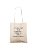 Mr. & Mrs. Panda Tote Bag Spruch Anästhesist Träume mit Spruch in Creme