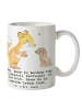 Mr. & Mrs. Panda Tasse Danke Hundesitter mit Spruch in Weiß