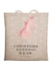 Mr. & Mrs. Panda Einkaufsshoppinger Axolotl Tanzen mit Spruch in Grau Pastell