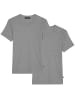 Marc O'Polo T-Shirt Iconic Rib in Grau