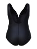 Ulla Popken Badeanzug in schwarz