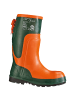Craftland Sicherheitsschuh Waldarbeiterstiefel ULME in orange/grün in orange/grün