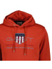 Gant Sweatshirt in Rot (Maple Fire)