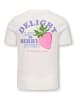 KIDS ONLY Rundhals Printshirt Kogbolette in cloud dancer delight