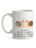 Mr. & Mrs. Panda Becher Schnecken Liebe mit Spruch in Weiß