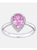 Diamant L'éternel Verlobungsring aus 375 Weißgold mit Diamant mit Saphir