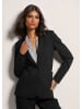MADELEINE Langer Jersey-Blazer mit Futter in schwarz