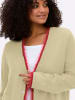 sheego Strickjacke in sand-kirsche