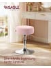VASAGLE 2er-Set: Barhocker in Pastellrosa - (B)38 x (H)(44-60) x (T)38 cm