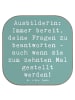 Mr. & Mrs. Panda Untersetzer Gläser Spruch Ausbilderin Geduld mi... in Meeresbrise