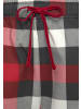 LASCANA Schlafanzug in schwarz-rot-weiß