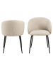 ebuy24 Esszimmerstuhl Eleanor Beige 2er Set