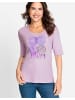 Olsen Rundhalsshirt in Soft Lilac