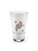 Mr. & Mrs. Panda Blümchentailglas Otter Seerose mit Spruch in Transparent