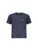 Guess Jeans Blaues Bio-Baumwoll-T-Shirt