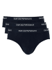 Emporio Armani 3er Pack Brief in Dunkelblau