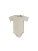 Sämann Baby Body aus 100% Bio-Baumwolle Druckknopf kurzarm gerippt Oat Milk