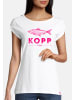 Salzhaut Shirt BIIKE - FISCHKOPP DIGGA White