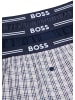 BOSS Web-Boxershorts 3er Pack in Hellblau/Dunkelblau