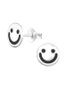 Alexander York Ohrringe, Ohrstecker SMILEY in 925 Sterling Silber, 2-tlg.