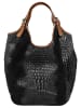 Samantha Look Shopper echt Leder in schwarz