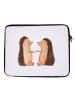 Mr. & Mrs. Panda Notebook Tasche Igel Liebe ohne Spruch in Weiß