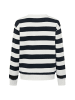 Marie Lund Shirt in marine weiß - 0002