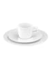 Seltmann Weiden 18er Set Kaffeeservice No Limits Weiß weiß in weiß