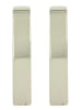 Adeliás Damen Ohrringe – Klappcreole aus 925 Silber in gold