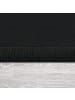 KADIMA DESIGN Hochflor Teppich waschmaschinenwaschbar Unifarben  Schlafzimmer in Schwarz