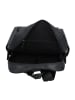 The Bridge Damiano Rucksack Leder 39 cm Laptopfach in nero