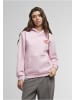 Mister Tee Mister Tee Lucky Cherry Ladies Fluffy Hoody in softpink