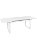 Beliani 7-tlg Gartentisch Set VALCANETTO/COSOLETO in Weiß/Beige/Silber